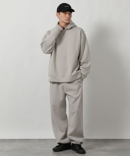 LAKOLE（ラコレ）の「【セットアップ可】マットスエードダンボールパーカー / 587056（パーカー・メンズ・ブラック/ラベンダー/ブラウン/ライトグレー・LARGE/MEDIUM/X-LARGE）」の7枚目の写真