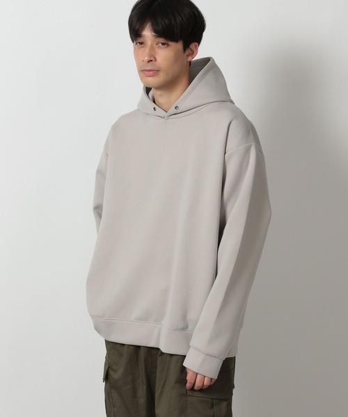 LAKOLE（ラコレ）の「【セットアップ可】マットスエードダンボールパーカー / 587056（パーカー・メンズ・ブラック/ラベンダー/ブラウン/ライトグレー・LARGE/MEDIUM/X-LARGE）」の11枚目の写真