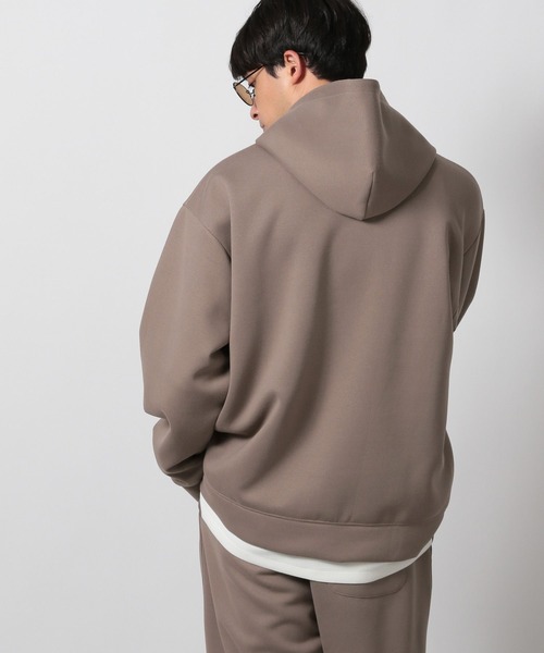 LAKOLE（ラコレ）の「【セットアップ可】マットスエードダンボールパーカー / 587056（パーカー・メンズ・ブラック/ラベンダー/ブラウン/ライトグレー・LARGE/MEDIUM/X-LARGE）」の14枚目の写真