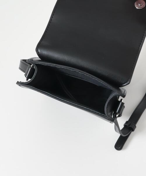 SENSE OF PLACE by URBAN RESEARCH(センスオブプレイスバイアーバンリサーチ)の「スクエアフラップミニショルダー(ショルダーバッグ・メンズ・ブラック/ブラウン・ONE)」の7枚目の写真