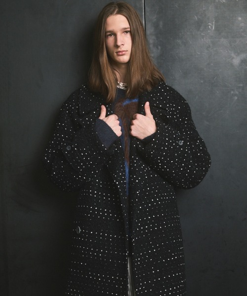 MAISON SPECIAL（メゾンスペシャル）の「《UNISEX》【LIMITED EDITION】Semi-double Prime-Over Front-fly Coat/セミダブルプライムオーバーフロントフライコート【MAISON SPECIAL/メゾンスペシャル】（チェスターコート・メンズ・グレー/チャコールグレー/ブラック/その他1/その他2/グレイッシュベージュ・0/1/2）」の14枚目の写真
