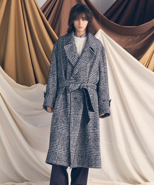 MAISON SPECIAL（メゾンスペシャル）の「《UNISEX》【LIMITED EDITION】Semi-double Prime-Over Front-fly Coat/セミダブルプライムオーバーフロントフライコート【MAISON SPECIAL/メゾンスペシャル】（チェスターコート・メンズ・グレー/チャコールグレー/ブラック/その他1/その他2/グレイッシュベージュ・0/1/2）」の7枚目の写真