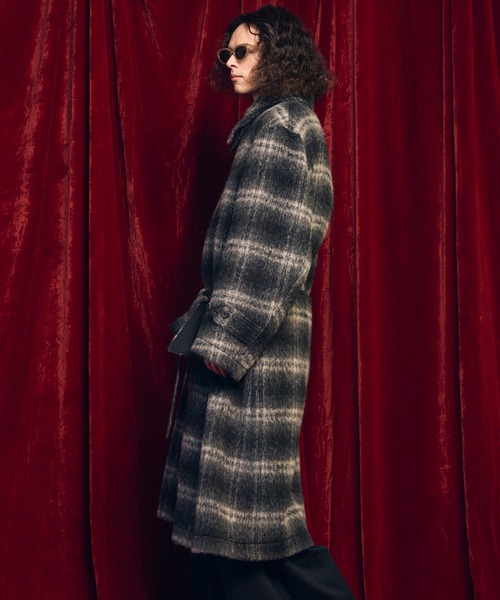 MAISON SPECIAL（メゾンスペシャル）の「《UNISEX》【LIMITED EDITION】Semi-double Prime-Over Front-fly Coat/セミダブルプライムオーバーフロントフライコート【MAISON SPECIAL/メゾンスペシャル】（チェスターコート・メンズ・グレー/チャコールグレー/ブラック/その他1/その他2/グレイッシュベージュ・0/1/2）」の12枚目の写真