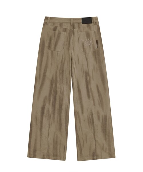 DEFGARMENTS（デフグラメンツ）の「【DEFGARMENTS】BLUSHED PARACHUTE PANTS（その他パンツ・レディース・ブラウン・LARGE/MEDIUM/SMALL）」の2枚目の写真