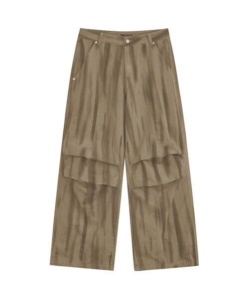 DEFGARMENTS（デフグラメンツ）の「【DEFGARMENTS】BLUSHED PARACHUTE PANTS（その他パンツ・レディース・ブラウン・LARGE/MEDIUM/SMALL）」の3枚目の写真