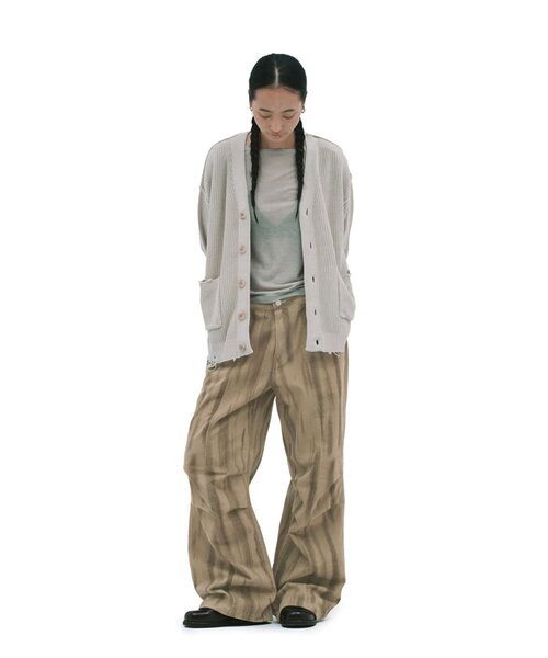 DEFGARMENTS（デフグラメンツ）の「【DEFGARMENTS】BLUSHED PARACHUTE PANTS（その他パンツ・レディース・ブラウン・LARGE/MEDIUM/SMALL）」の7枚目の写真