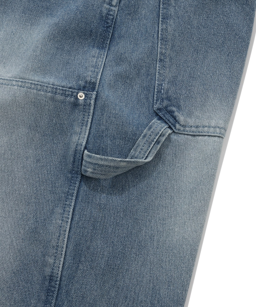 COVERNAT（カバーナット）の「セミワイドフィットカーペンターデニムパンツスカイブルー（その他パンツ・レディース・その他・MEDIUM/LARGE/X-LARGE/SMALL）」の8枚目の写真