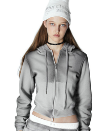 トップス 2000archives HOODIE ZIP UP (IVORY) CRUCIA FUR HOODIE ZIP UP (IVORY)（パーカー）｜2000Archives（2000