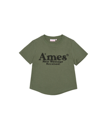 ROUND HEM CROP TEE KHAKI