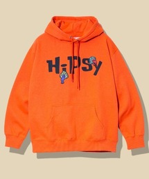 go slow caravan（ゴースローキャラバン）の「eco lead 裏起毛 色々プリント刺繍フーディー（パーカー・メンズ）」