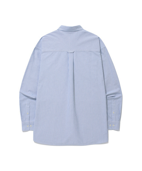 COVERNAT(カバーナット)の「オックスフォードストライプシャツブルー(シャツ/ブラウス・レディース・その他・LARGE/X-LARGE/XX-LARGE/MEDIUM/SMALL)」の2枚目の写真