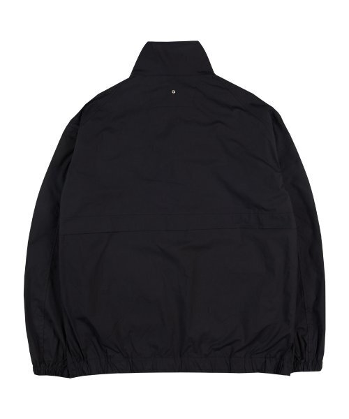 SEARCH410(サーチ410)の「Half flap spandex anorak zip-up black(ナイロンジャケット・メンズ・その他・LARGE/MEDIUM)」の2枚目の写真
