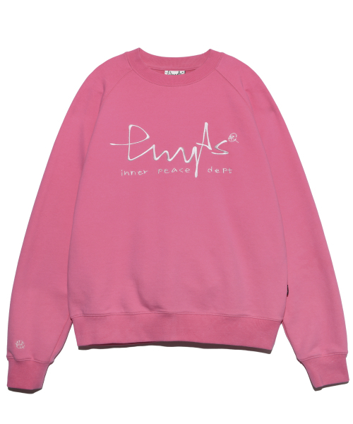 PHYSICAL DEPARTMENT（フィジカル デパートメント）の「ビッグサインロゴクルーネックピンク（スウェット・レディース・その他・SMALL/MEDIUM/LARGE）」の2枚目の写真