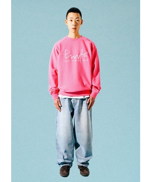 PHYSICAL DEPARTMENT（フィジカル デパートメント）の「ビッグサインロゴクルーネックピンク（スウェット・レディース・その他・SMALL/MEDIUM/LARGE）」の6枚目の写真