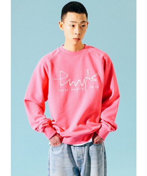 PHYSICAL DEPARTMENT（フィジカル デパートメント）の「ビッグサインロゴクルーネックピンク（スウェット・レディース・その他・SMALL/MEDIUM/LARGE）」の8枚目の写真