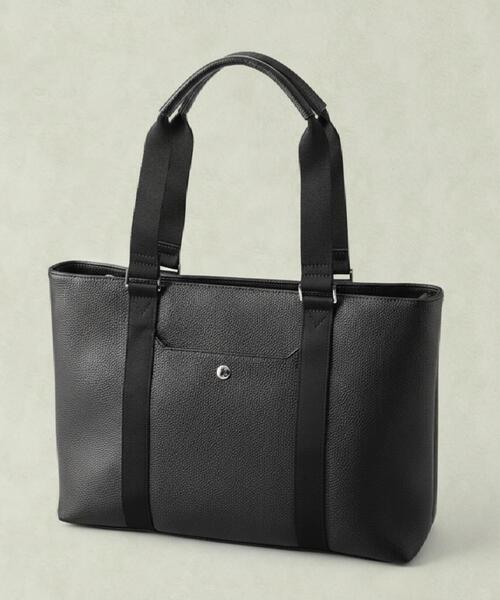 TAKEO KIKUCHI(タケオキクチ)の「【ONOFF対応】アーバンシュリンクトート(トートバッグ・メンズ・ブラウン系/ブラック・00)」の1枚目の写真