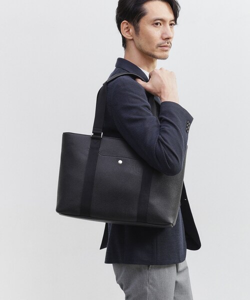 TAKEO KIKUCHI(タケオキクチ)の「【ONOFF対応】アーバンシュリンクトート(トートバッグ・メンズ・ブラウン系/ブラック・00)」の10枚目の写真