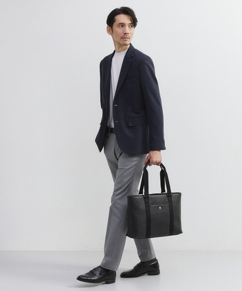 TAKEO KIKUCHI(タケオキクチ)の「【ONOFF対応】アーバンシュリンクトート(トートバッグ・メンズ・ブラウン系/ブラック・00)」の7枚目の写真