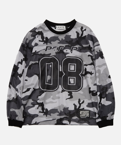 VASTIC(バスティック)の「カモメッシュロングスリーブ_グレー(Tシャツ/カットソー・メンズ・グレー・MEDIUM/LARGE/X-LARGE)」の2枚目の写真