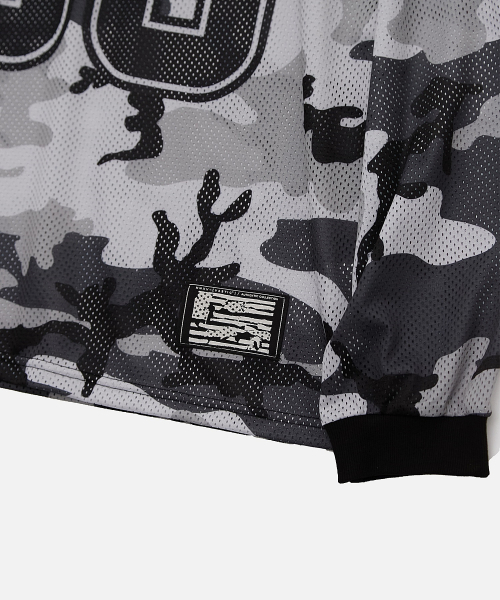 VASTIC(バスティック)の「カモメッシュロングスリーブ_グレー(Tシャツ/カットソー・メンズ・グレー・MEDIUM/LARGE/X-LARGE)」の5枚目の写真