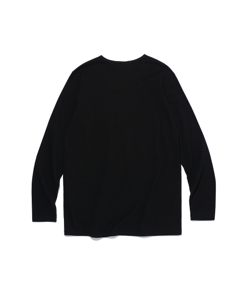 LMN3011（エルエムエヌ3011）の「ベーシックパッチ長袖Tシャツ-ブラック（Tシャツ/カットソー・メンズ・ブラック・MEDIUM/LARGE/X-LARGE）」の6枚目の写真