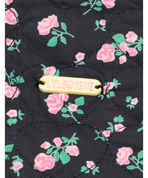 Little sunny bite(リトルサニーバイト)の「【Little Sunny Bite】floral quilting vest(ベスト・レディース・ピンク/ブラック/ホワイト・MEDIUM/SMALL)」の16枚目の写真
