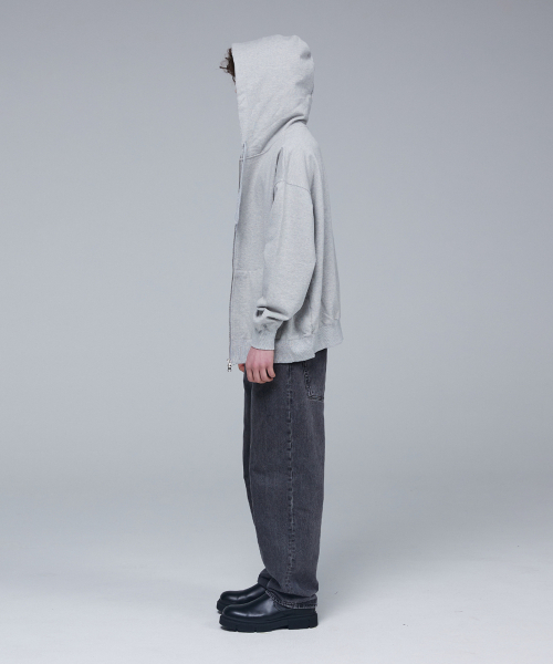 MMAM（ムアム）の「[ESSENTIAL] 2Way hooded zip-up（パーカー・メンズ・グレー・FREE）」の4枚目の写真