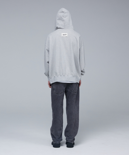 MMAM（ムアム）の「[ESSENTIAL] 2Way hooded zip-up（パーカー・メンズ・グレー・FREE）」の5枚目の写真
