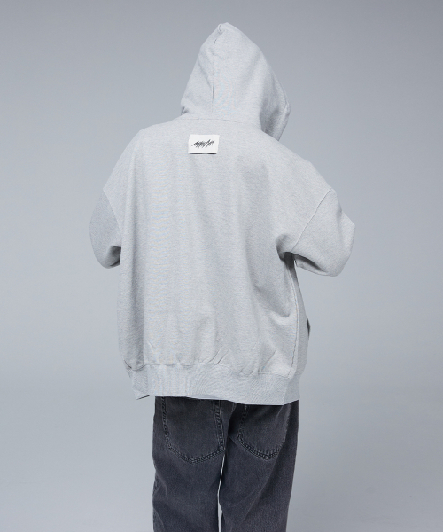 MMAM（ムアム）の「[ESSENTIAL] 2Way hooded zip-up（パーカー・メンズ・グレー・FREE）」の7枚目の写真