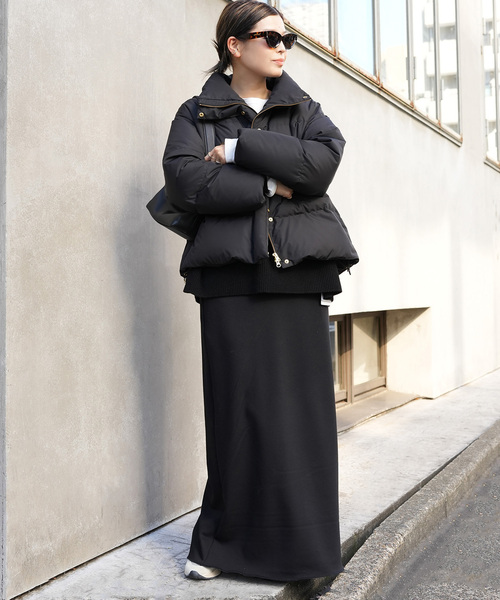 Deuxieme Classe（ドゥーズィエムクラス）の「Short ダウン ジャケット（ダウンジャケット/コート・レディース・ブラック/ベージュ・FREE）」の3枚目の写真