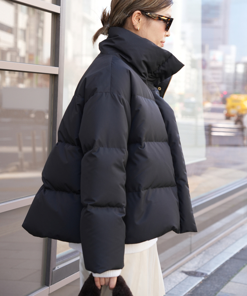 Deuxieme Classe（ドゥーズィエムクラス）の「Short ダウン ジャケット（ダウンジャケット/コート・レディース・ブラック/ベージュ・FREE）」の8枚目の写真