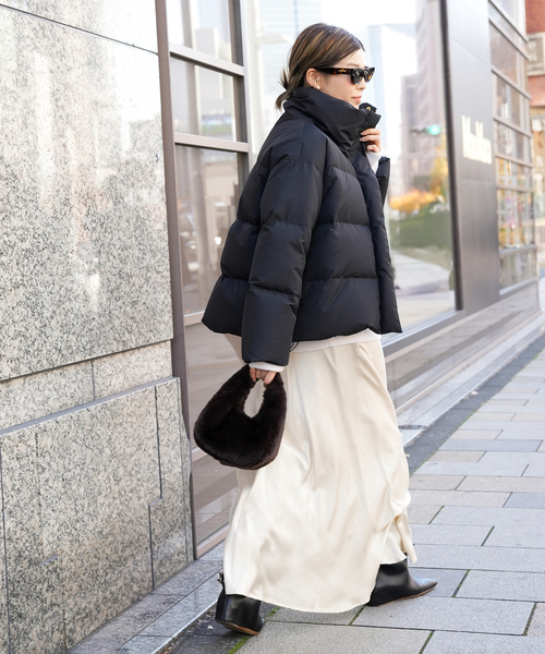 Deuxieme Classe（ドゥーズィエムクラス）の「Short ダウン ジャケット（ダウンジャケット/コート・レディース・ブラック/ベージュ・FREE）」の12枚目の写真