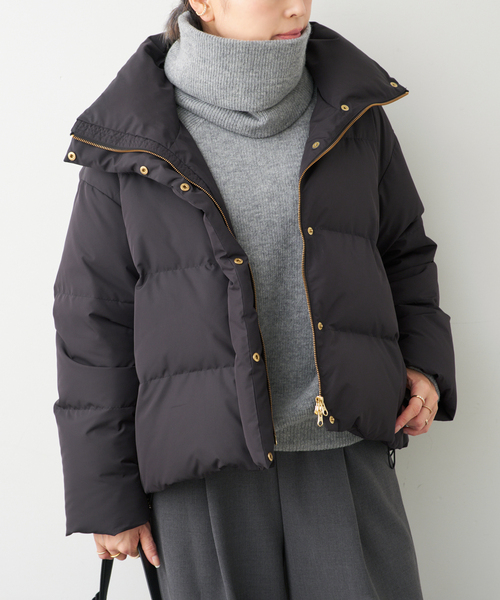 Deuxieme Classe（ドゥーズィエムクラス）の「Short ダウン ジャケット（ダウンジャケット/コート・レディース・ブラック/ベージュ・FREE）」の13枚目の写真