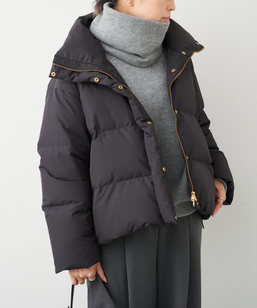 Deuxieme Classe（ドゥーズィエムクラス）の「Short ダウン ジャケット（ダウンジャケット/コート・レディース・ブラック/ベージュ・FREE）」の14枚目の写真