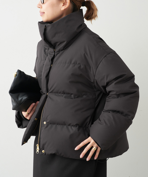 Deuxieme Classe（ドゥーズィエムクラス）の「Short ダウン ジャケット（ダウンジャケット/コート・レディース・ブラック/ベージュ・FREE）」の21枚目の写真