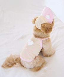 MY LITTLE DOG（マイ リトル ドッグ）の「Heart Pop Cool Tea - Yellow（ペットウェア）」