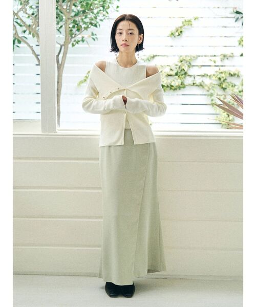 LAGUNAMOON（ラグナムーン）の「オフショルニットアンサンブル（アンサンブル・レディース・ネイビー/ラベンダー/ホワイト・FREE）」の9枚目の写真