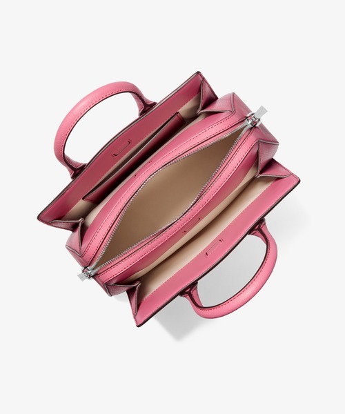 MICHAEL KORS(マイケルコース)の「LAILA スタッドレザー サッチェル スモール(ハンドバッグ・レディース・ピンク系・FREE)」の3枚目の写真