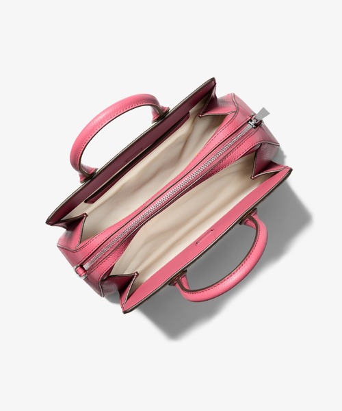 MICHAEL KORS(マイケルコース)の「LAILA スタッドレザー サッチェル スモール(ハンドバッグ・レディース・ピンク系・FREE)」の4枚目の写真