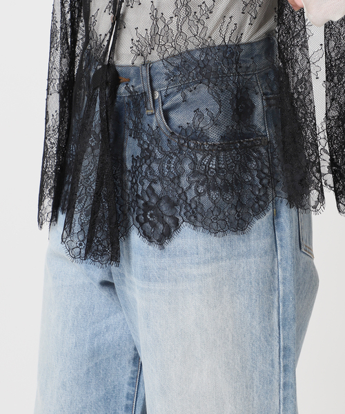 plage（プラージュ）の「lace ベスト（ストール/ショール・レディース・ブラック・FREE）」の15枚目の写真