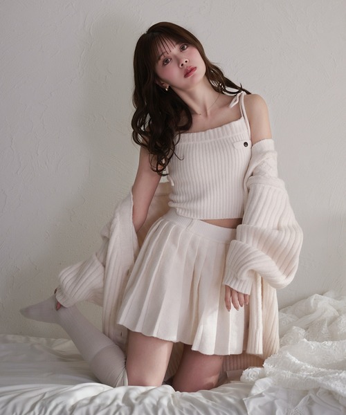 fupel（フぺル）の「cable knit over cardigan / ケーブルニットオーバーカーディガン（カーディガン/ボレロ・レディース・グレー/アイボリー/ブラウン・FREE）」の13枚目の写真