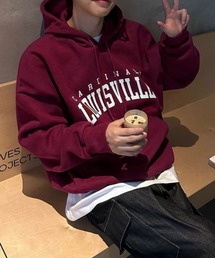 NOWLE（ノウル）の「【NOWLE】LOUISVILLE カレッジ アーチロゴ プルオーバーパーカー（パーカー）」