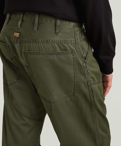 G-STAR(ジースター)の「5620 3D Loose Pants/立体裁断ワイドルーズキャンバスツイルパンツ(デニムパンツ・メンズ・カーキ・33/30/29/30/30/30/31/30/32/30/34/30/28/30/36/30)」の5枚目の写真