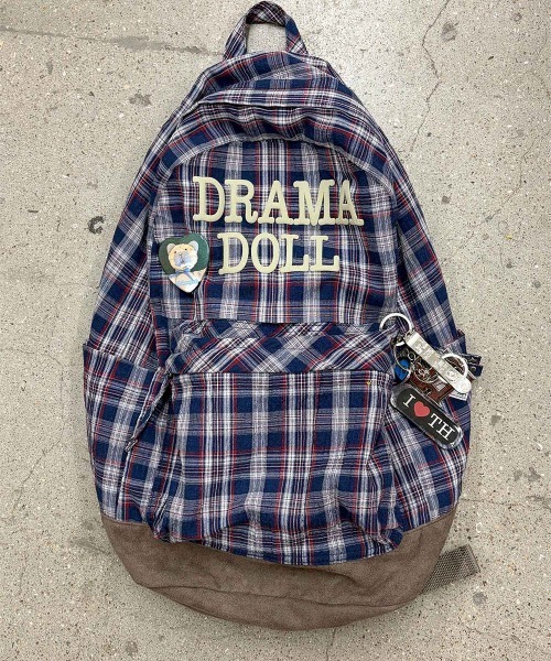 SCULPTOR（スカルプター）の「Plaid Backpack（バックパック/リュック・レディース・ネイビー/グリーン・FREE）」の10枚目の写真