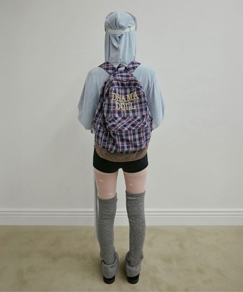 SCULPTOR（スカルプター）の「Plaid Backpack（バックパック/リュック・レディース・ネイビー/グリーン・FREE）」の3枚目の写真