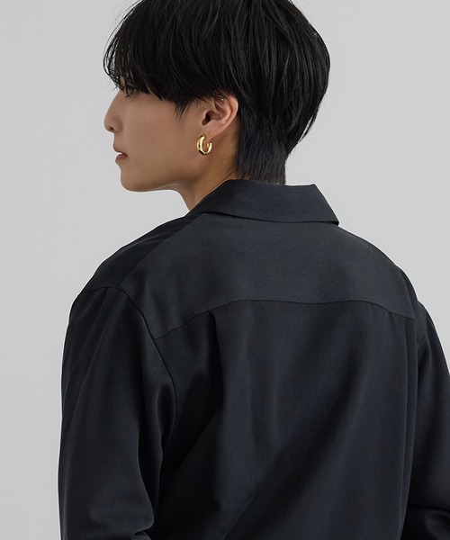 SALON adam et rope'（サロン アダム エ ロペ）の「フィブリルクロスオールインワン（つなぎ/オールインワン・レディース・ブラウン系その他2/ブラック・FREE）」の8枚目の写真