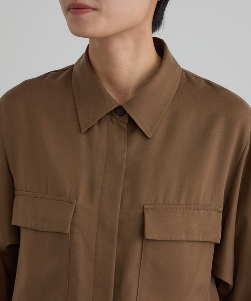 SALON adam et rope'（サロン アダム エ ロペ）の「フィブリルクロスオールインワン（つなぎ/オールインワン・レディース・ブラウン系その他2/ブラック・FREE）」の19枚目の写真