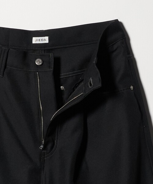 Jieda(ジエダ)の「<JIEDA>ワイド ワンタック ストレート パンツ(スラックス・メンズ・グレー系/ブラック・2/1)」の14枚目の写真
