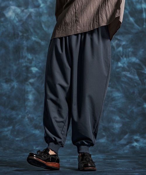 Jih Nunc(ジーヌンク)の「mp14509-ストレッチTRバルーンリブパンツ(JIH-R1151)(その他パンツ・メンズ・ベージュ/グレー系その他/ブラック・L/M/S)」の9枚目の写真