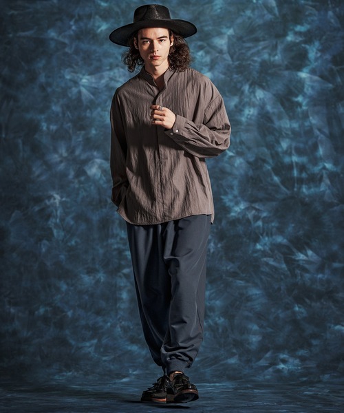 Jih Nunc(ジーヌンク)の「mp14509-ストレッチTRバルーンリブパンツ(JIH-R1151)(その他パンツ・メンズ・ベージュ/グレー系その他/ブラック・L/M/S)」の12枚目の写真